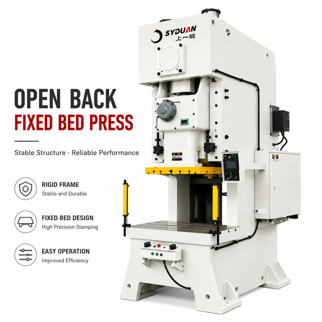 BLPA-60 60 Ton BLPA Series Open Fixed Table Pneumatic Punch Press